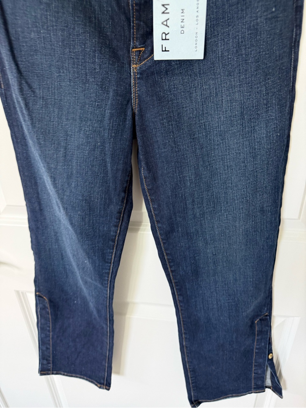NWT Frame Le Straight Snap Away Ankle Mid Rise Jeans Size 29 - Picture 3 of 11